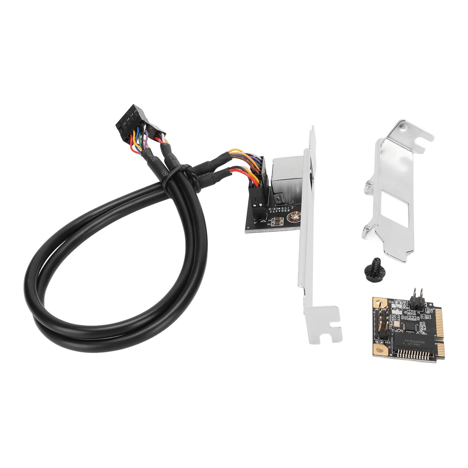 

Mini PCI E Gigabit Ethernet Card 10Mbps 100Mbps 1000Mbps Free Drive RTL8111H Chip RJ45 PCI E Card