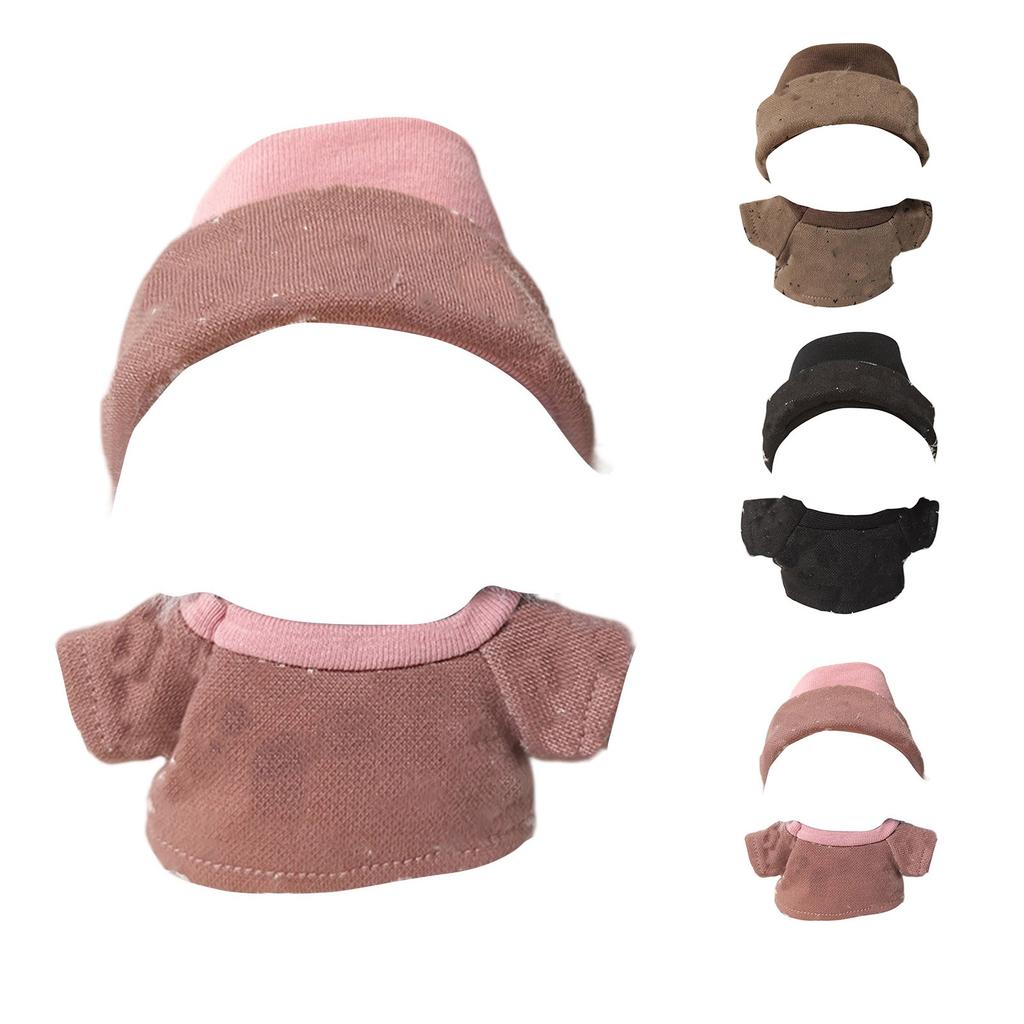 First And Second Generation Baby Clothes 17cm Doll Sitting Party Clothes Accessories Overalls