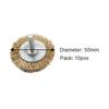 Wire Wheel Brush Cleaning Rust Wire Brush For Electric Grinding Metal Rust Removal Polishing Brush Paint Removal Rotary Tools