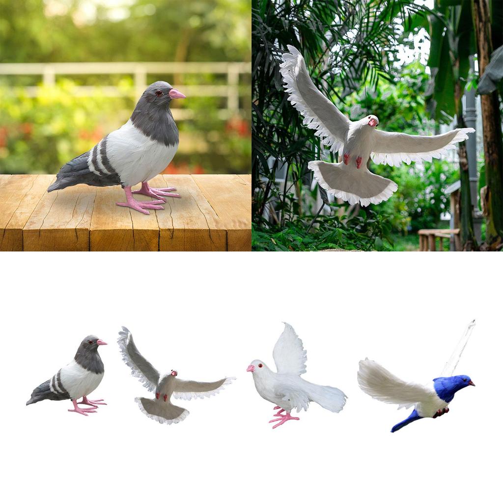 Duif Standbeeld Dierlijk Beeldje Creatief Levendig Duif Beeld Tuinbeelden voor Achtertuin Hal Bruiloftsthema Feest Buiten
