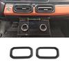 For Jetour Shanhai L7 X70 PLUS 2024 2025 2026 ABS CarbonFiber Car Center Air Condition Vent Cover Trim Interior Accessories