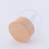 shesay Snow Globe Forest Christmas Fir Tree Reindeer Forest Natural Wood Ornament that blends seamlessly into your interior decor Entrance Desk