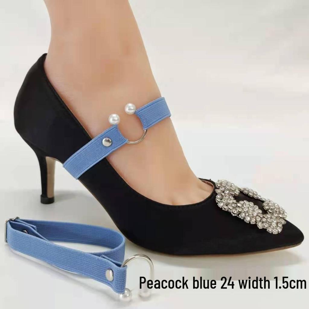 Lacets Ajustables à Boucle Perle Anti-Chute Élastiques pour Chaussures Surdimensionnées