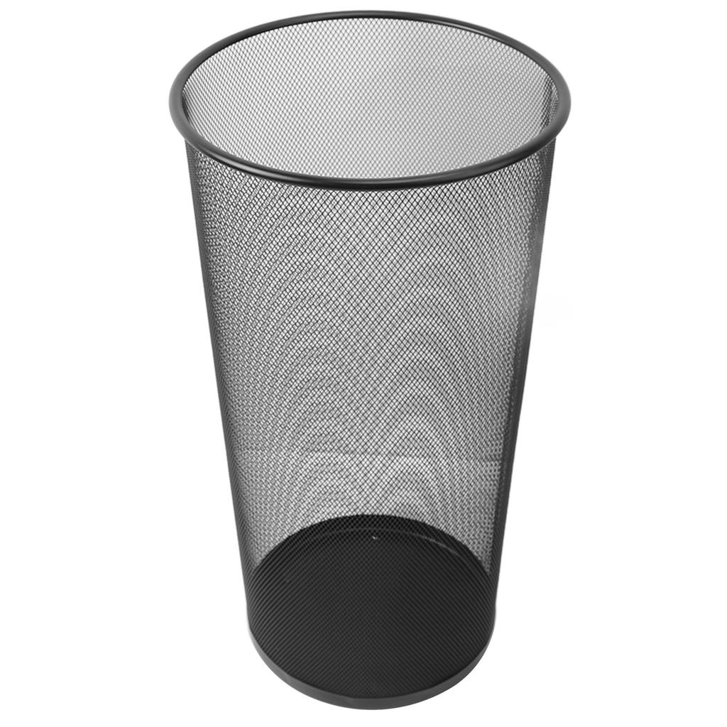 Umbrella Holder Round Stylish Metal Mesh Umbrella Stand Rack for Home Entryway Office Hotel Black