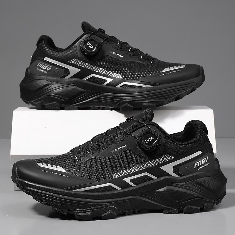 

Men s shoes casual shoes spring and autumn youth outdoor sports lightweight soft sole rotating button dad shoes 46 чёрный