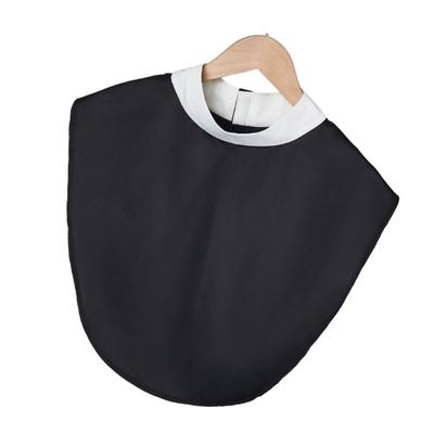 Detachable Collar Adjustable Neck Protector Elegant Layering Accessory For Men And Women Breathable Polyester Design