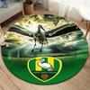 ADO Den Haag Round Area Rug,Carpet Rug for Living Room Bedroom Sofa Playroom Decor,Non-slip Floor Mat