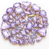 50 Perle di Cristallo a Griffa Singola da Cucire a Mano Trapanino Accessori Fai da Te per Abbigliamento Accessori Matrimonio Trapanino a Griffa da Cucire a Mano con Fori Perline Strass da Cucire