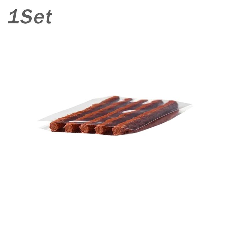 Quick Tire Repair Kit Rubber String Puncture Fix for Car Motorcycle Electric Bike Vacuum Tire Emergency Patch Tool