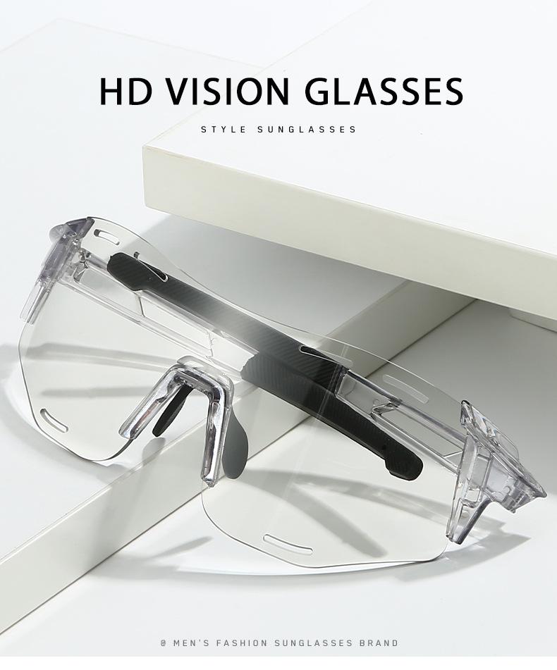 New photosensitive color-changing cycling glasses sports windproof glasses outdoor UV protection sun visors