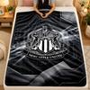 Flanell-Decke Newcastle United Fußball Warm Weich Überwurfdecke für drinnen Sofa Bett Wohnzimmer