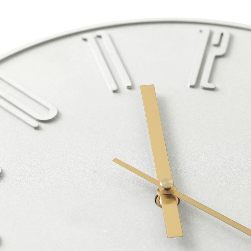 TAHITICA Wall Continuous Second Wall Grandfather Nordic Room Living Room Housewarming Stylish Hook Included Clock, Cement, Hand, Silent, Clock, Clock,