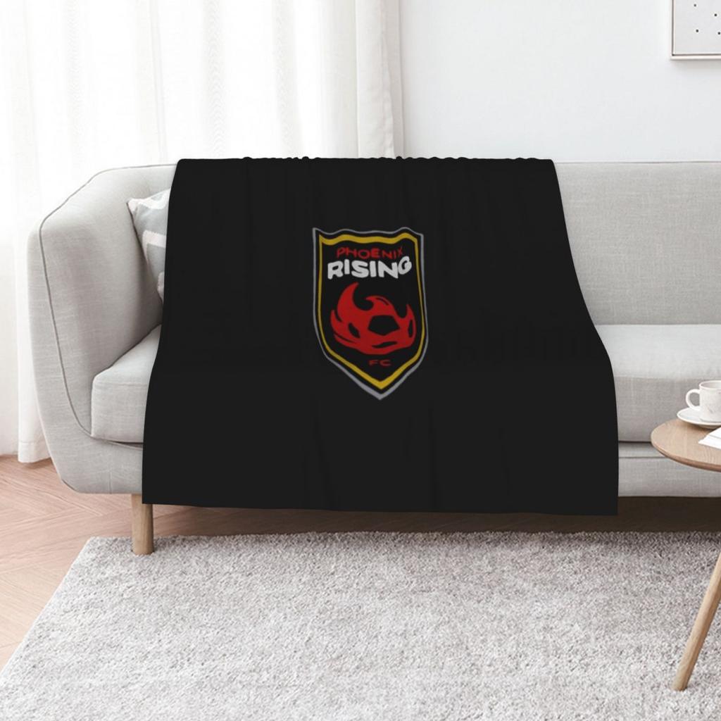 Phoenix Rising Logo Classic T-Shirt Throw Blanket Sofa Quilt Comforter Blankets Ands Winter Beds Thermal Soft Beds Blankets