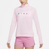 Nike Swoosh Run Running Training Sports Stand Collar Long Sleeve Sweatshirt Women Tops Pink CZ9234-663