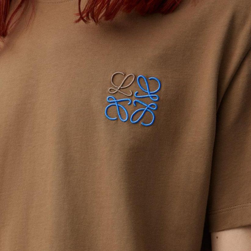 LOEWE Logo Embroidered Crewneck T Shirt H526Y22X75-3150