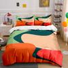 Abstract Multicolored Wavy Shapes. Bedding Sets Duvet Cover Sets Duvet Covers Pillowcases(1*Duvet Cover 2*Pillowcases Without Duvet Insert)