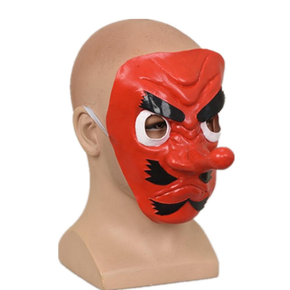 Demon Slayer Tengu Latexmaske Lustiges Kostüm-Requisit für Festivalfeiern und Veranstaltungen