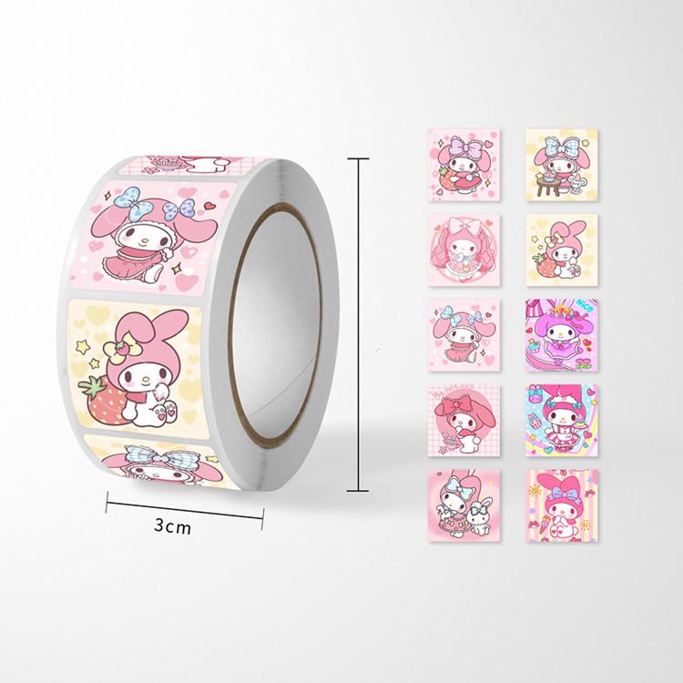Sanrio StellaLou, Cinnamoroll und Kuromi Geschenk Belohnung Siegelaufkleber