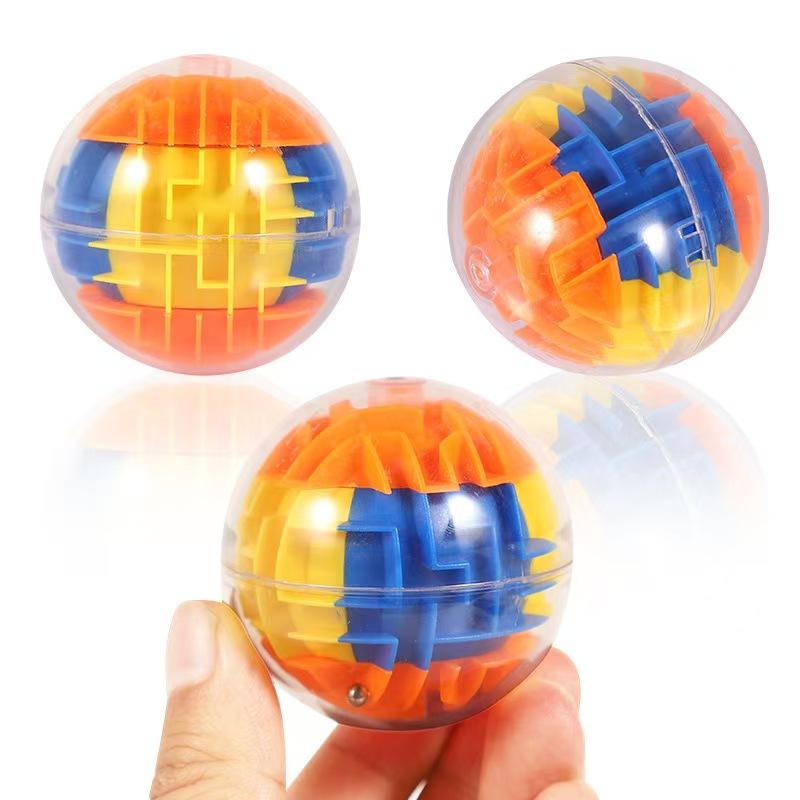 Toys Educational 3PCS Sphere Maze Puzzle Ball Brain Teasers IQ Challenge Labyrinth Gifts for Students Teens Adults Kids