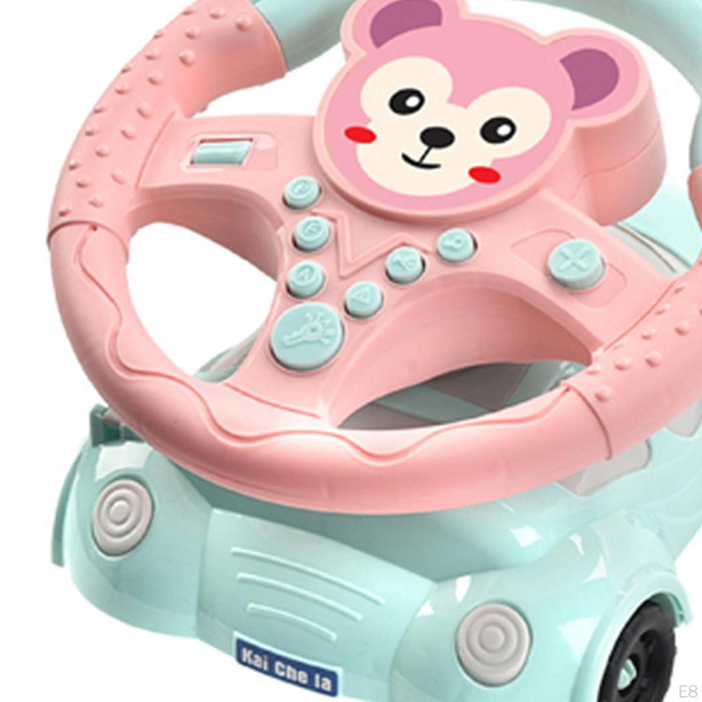 Cars Simulation Driving Steering Wheel Kids Early Educational Toys Portable Pretend Play Toy Gift