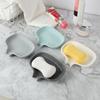 Silicone Soap Box With Drainage Minimalist Rectangular Soap Dish Bathroom Soap Holder Modern And Durable Soap Organizer Boxs