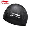 Li-Ning Silicone Swimming Cap, for Long Hair, Waterproof, Black