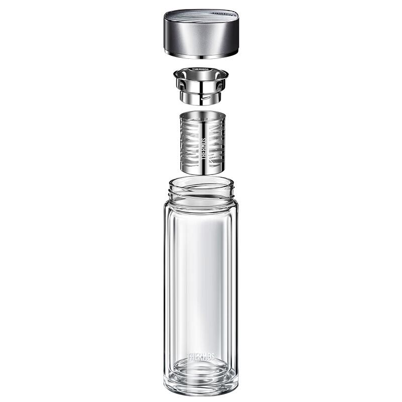 Thermos Double-Layer Glass Cup with Filter
