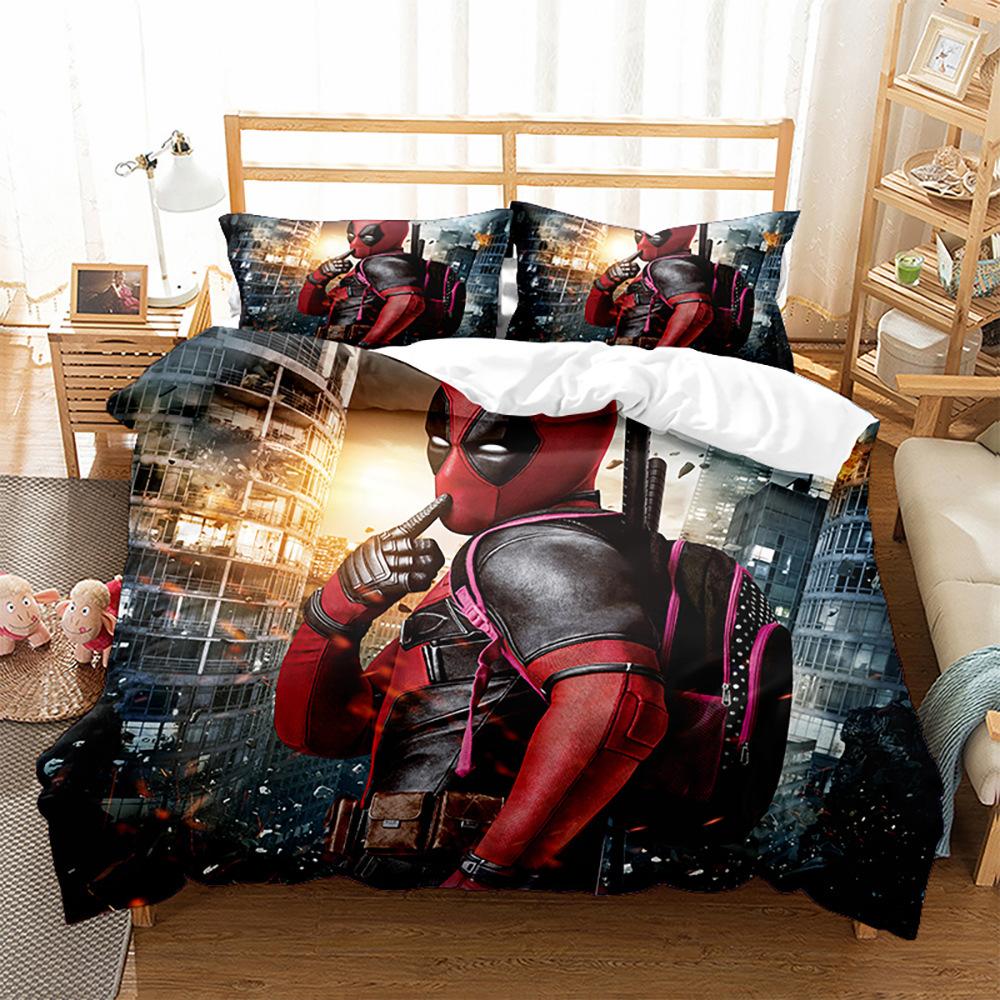 Three-Piece 3D Digital Printing Bedding Kit
