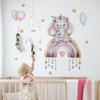 Baby Elefant Ballong Stjerne Tegneserie Veggklistremerke Stue Barnerom Dekorativt Veggklistremerke