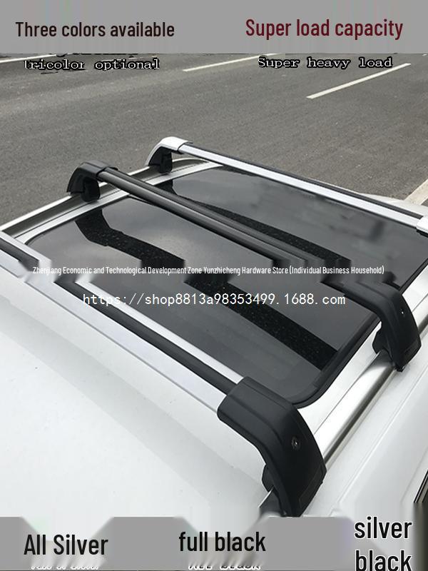 Cadillac Roof Rack Crossbars: Aluminum Alloy with Lock, Load-Bearing Design