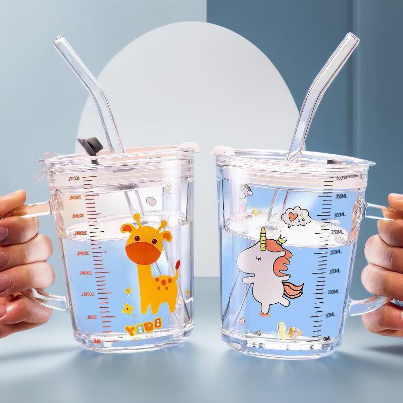 Jun Seventeen DU Glass Water Cup with Handle