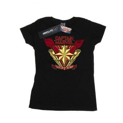 Womens/Ladies Captain Marvel Protector Of The Skies Cotton T-Shirt