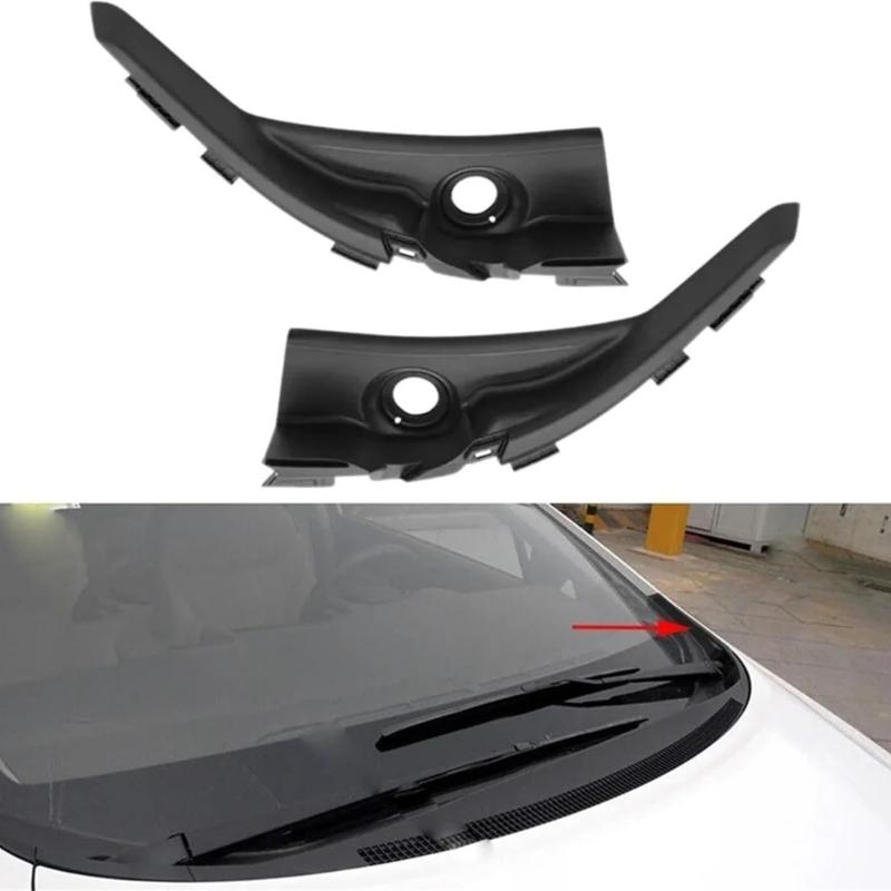 1 Pair Front Windshield Wrap Corner Trim Wiper Motor Cover for 9th 2012-2015 Replace 74220-TR0-A00 74210-TR0-A00