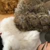 Women’s Hat Rabbit Fur Hat - Autumn Winter Warm Thickened Cold-proof Plush Bucket Hat