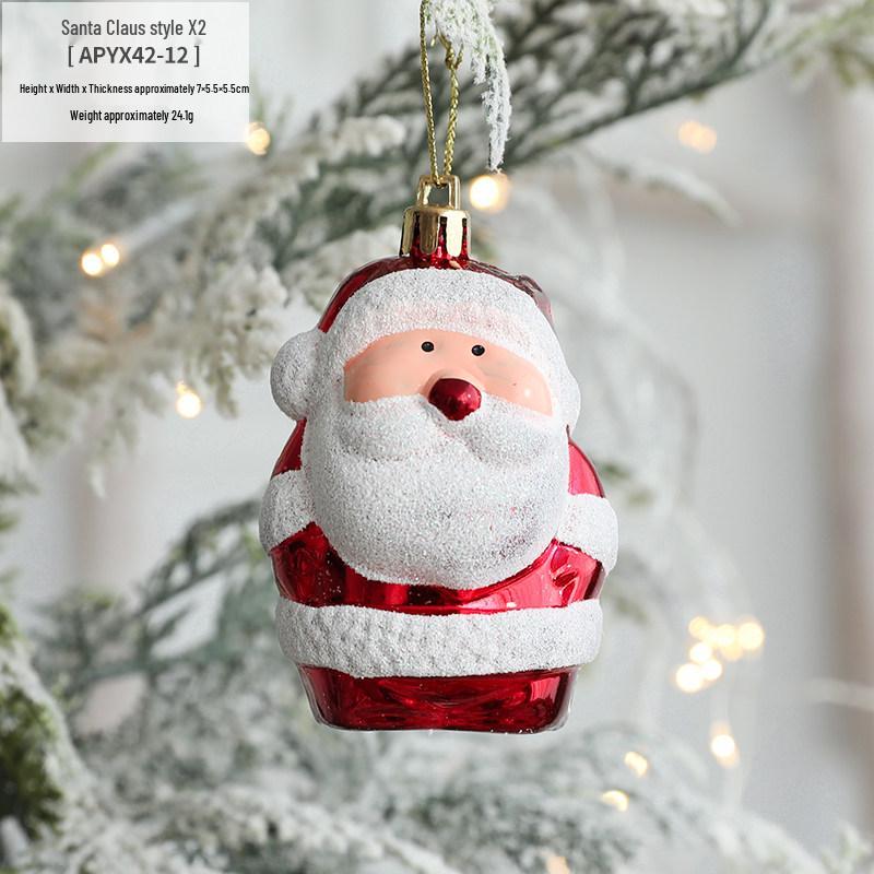 Cross-Border Christmas Snowman and Santa Ornaments: Tree Pendants and Cabin Decor
