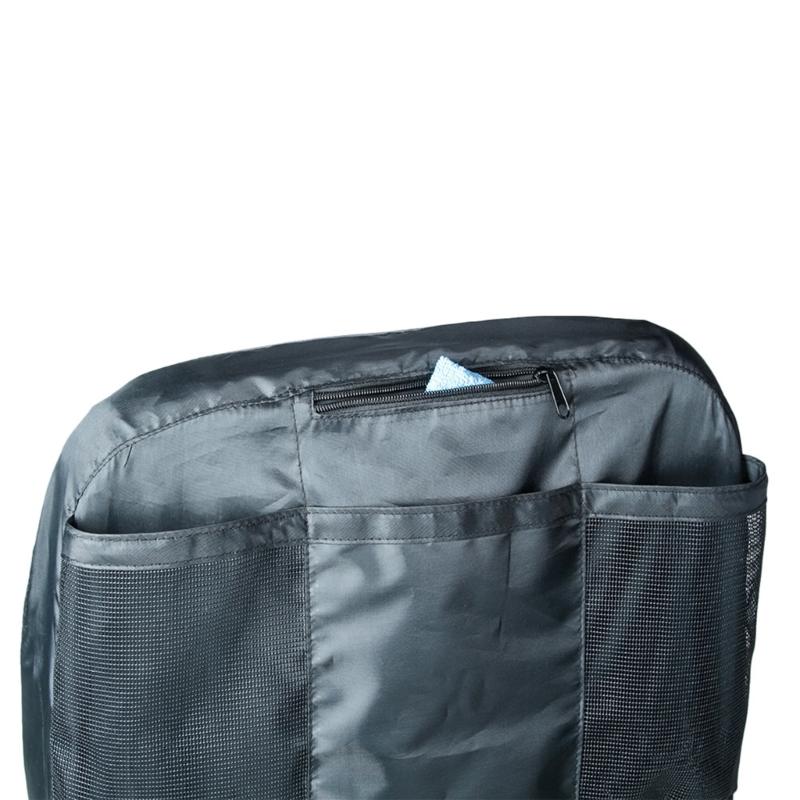 Waterproof Lawn Riding Mower Seat Protector with Back Pocket Cover Fit Seat Backrests 12.5-14in Height Without Armrest