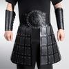 Double Sides Waist Armour Mercenary Knights Armour Skirt Medieval Faux Leather Thigh Armour,for LARP Halloween Cosplay