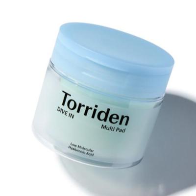 Torriden Dive-In Low Molecular Hyaluronic Acid Korean Hydrating Toner Pads for Dry & Sensitive Skin (80 Sheets)