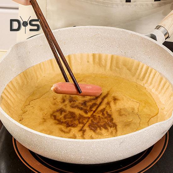 30ks vložka do vzduchových fritéz Potravinářský vodotěsný papír Vzduchové fritézy Kulatý papír do trouby pro domácí použití