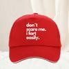 Dont Scare Me I Fart Easily Funny Baseball Cap Cool Summer Trucker Hat for Women Unisex Casual Sunhat