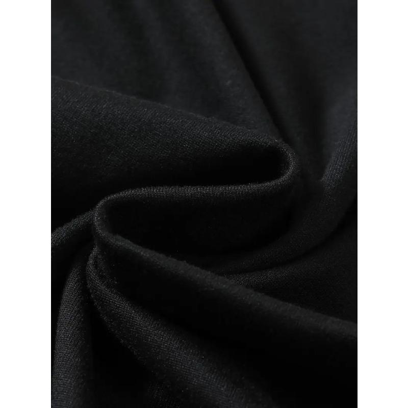 European sizes Men'S Gothic Black Cat & Moon T-Shirt | Mystical Night Sky Design with Glowing Fairy, Short Sleeve, Round Neck