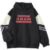 American Vintage Color Block Hoodie Loose Fit Couples Casual Streetwear Top