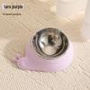 Douyin Pet Stainless Steel Cat Bowl, Dopamine Color, Non-Slip Dog Ice Cream Bowl, Neck Protection Feeding Utensils.