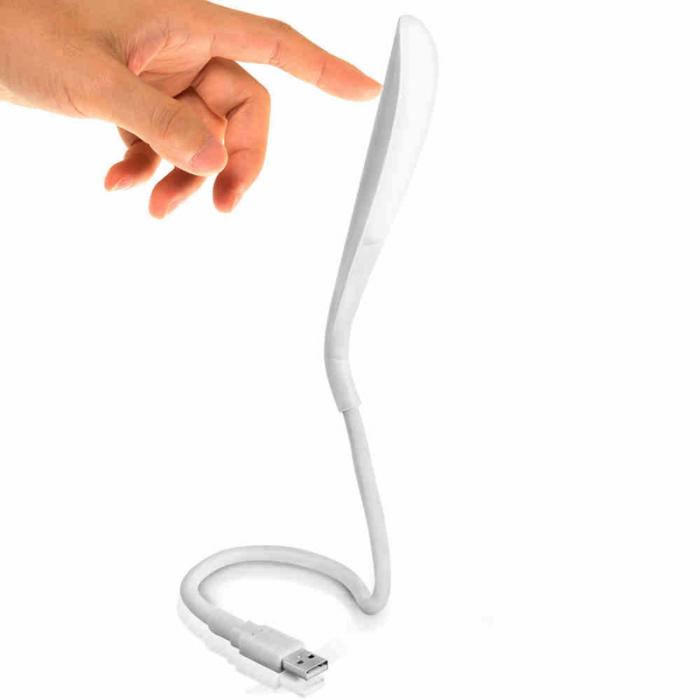 USB Mini LED Light Portable Laptops Touch Sensor Dimmable Table Desk Lamp for Power Bank Camping PC Laptops Book Night Lighting