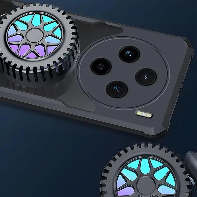 Cases For Vivo X100 Pro 5G Cooling Heat Dissipation Magnetic Transparent Case For VIVO X Note X90S X80 X100 Pro For Magsafe Magsafing Acrylic Cover