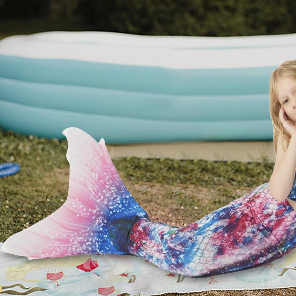 Mermaid Tails Costume Cosplay Swimsuit for Swimming Girls Boys 413 Year Old 110cm E413