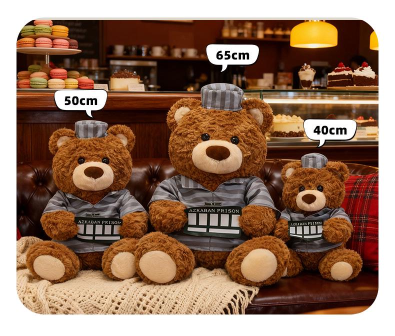 Adorable Plush Teddy Bear Doll - Comforting Gift for Girls