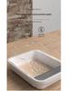Extra-Large Semi-Enclosed Anti-Sand Cat Litter Box