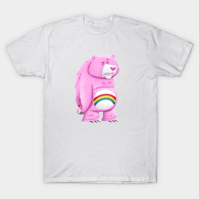 T Shirt Women Couldnt Care Less Bear Harajuku Print Kawaii Tshirt Summer Short Sleeve Female T-Shirt Top Tee