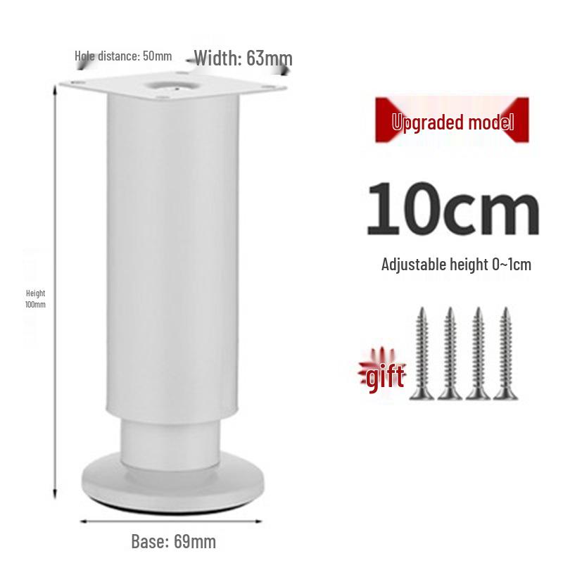 Adjustable Stainless Steel Furniture Support Legs: Cabinet, Sofa, TV Stand, Coffee Table, Bed